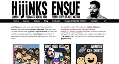 Desktop Screenshot of hijinksensue.com